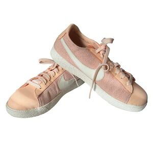Nike Blazer Low Sneakers Arctic Orange Peach Girls Kids Casual Shoes 6Y‎